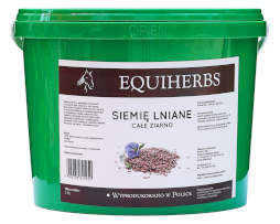 Equiherbs siemię lniane wsparcie układu pokarmowego koni