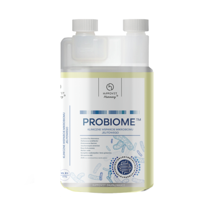 Hippovet Pharmacy Probiome+ 1,2l, wsparcie mikrobioty i  regeneracji jelit