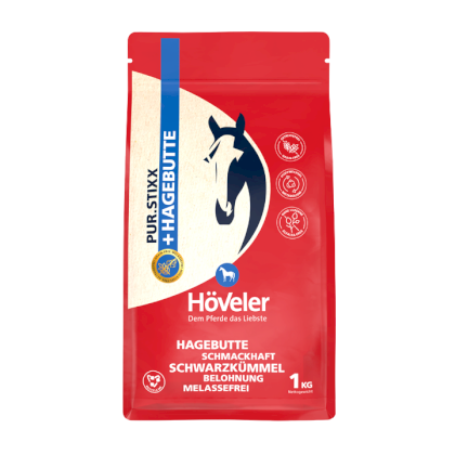 Zdrowe cukierki dla koni HOVELER Pur.Stixx z dziką różą, 1kg Zdrowe cukierki dla koni HOVELER Pur.Stixx z dziką różą, 1kg